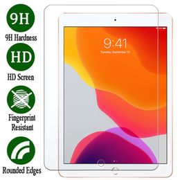 9H Premium Tempered Glass Clear Screen Protector Film For iPad Pro Air 4 Air4 10.9 11 2021 7 8 10.2 10.5 9.7 Mini 2 5 6 Without Package