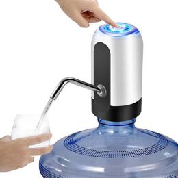 3 Colors Electric Drinking Waters Bottle Pump Kitchen Tool USB Charging Portable Household Bottled Water Wireless Smart Pumps