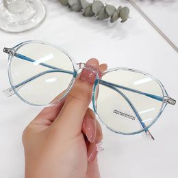 Clear Slim Delicate Fashion Sunglasses Frames Big Eyes Design Normal Concise Optical Frame With Clean Lenses 6 Colours Wholesale