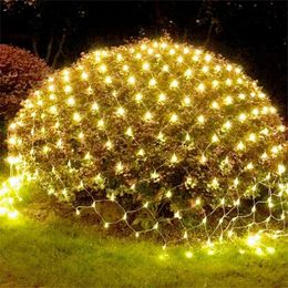 Fairy String Net Mesh Light LED Christmas Decoration for Home Garland Pendant Christmas Tree Decor Navidad Ornaments Xmas 201017