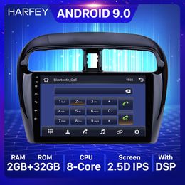 9inch Android Car dvd Multimedia player for Mitsubishi Mirage 2012-2016 Radio GPS support DVR OBD