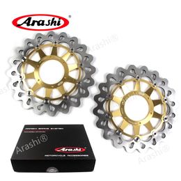 Arashi Front Brake Discs Rotors For Honda CBR1000RR 2006 - 2007 / VTR SP1 RC51 2000 - 2004 2001 2002 2003 Motorcycle CNC Brake Disc Aluminium