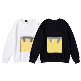 Fashion Mens Sweatshirts Round Neck Long Sleeve Casual Bear Print Clothes Various Styles and Colours Autumn Wear