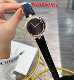 Top Luxury Women Casual Famous Designer Watch 26mm Womens Leather Quartz Ultra thin Wristwatches