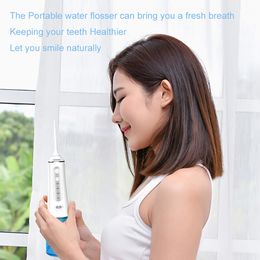 Portable electric dental flusher household irrigator water floss scaler DHL FREE 2021