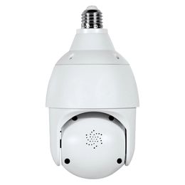 Tuya 3MP WIFI Lamp Head IP Camera Night Vision PTZ E27 Bulb Video CCTV Surveillance