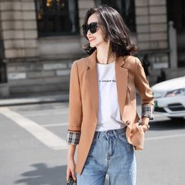 Fashion women's office jacket suit feminine autumn and winter loose ladies blazer High quality elegant 210527