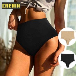 2022 Waist Sexy Shapewear Women Fajas Colombianas Nylon Thigh Slimmers Body Shaper Panty for Female Girdle Large Size S0055 Y220311
