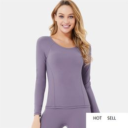 Melody Workout Shirts For Women Yoga Tops Women Long Sleeves Fitness Seamless Running Sports Wear Autumn