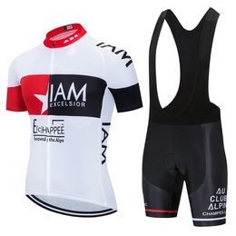 Summer 2020 TEAM New IAM Cycling Jersey 3D Bike Shorts Suit Ropa Ciclismo Men's Quick Dry MTB Bicycle Maillot Bottoms Wear
