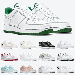 Running Shoes Classic New Men 1 Ones Pixel White Genuine Leather Low High Brown Men Women Pine Green Sneakers Gold Chain React Lght Bone Mens Outdoor Shoe