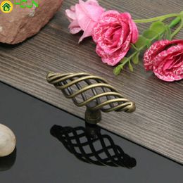 2 pcs Birdcage imitation bronze handle a Guangdong shoe cabinet door drawer single hole