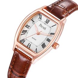 PREMA Women Watches Ladies Brand Fashion Wristwatch Female Casual Quartz Leather Clock 2020 drop