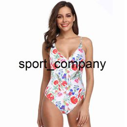 V Neck One Piece Swimwear Women Vintage Swimsuit Sexy Backless Bathing Suit Cross Bandage Bodysuit 2021 White Summer Beachwear