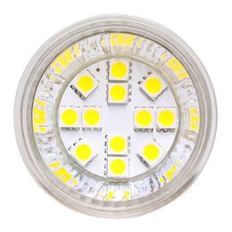 MR16 led bulb 12led 5050SMD Glass Bulbs AC/DC 12V 24V Super Bright Floor lighting Dimmable