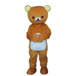 Profession Cute Bear Mascot Costume Halloween Christmas Fancy Party Dress Festival Clothings Carnival Unisex Adults Outfit