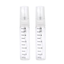 5ml Glass Clear Portable Perfume Spray Bottle with Scale Empty Perfume Bottles Refillable Mist Pump Perfume Atomizer