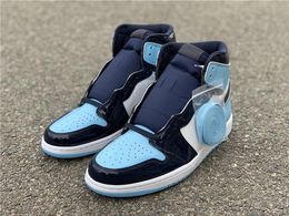 Retrosneaker 1 High OG Obsidian Men Basketball Shoes North Pole Chicago Sports Sneakers Women Turbo Green White Bio Hack Blue Black Yellow Toe