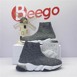 Sock Shoes Designer Men Casual Shoes Womens Speed Trainer Socks Boot Speeds Shoe Runners Runner Sneakers Knit Women 1.0 Walking Triple Black White Red Lace Sports1