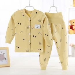 0-2 Year Baby Clothes Set Winter Cotton Newborn Baby Boys Girls Clothes 2pcs Baby Pyjamas Unisex Kids Clothing Sets G1023