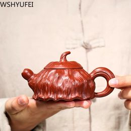 new Boutique Dahongpao Tea Pot Purple Clay Teapots Handmade beauty kettle Chinese Tea ceremony supplies Customized 170ml