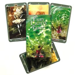 78Card Fairy Lights Tarot Cards Oracles Divination Entertainment Parties Board Game And A Variety Of Options games individual