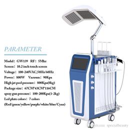 2021 Skin Care Led Hydra Lights Oxygen Whitening Microdermabrasion Facial Machine