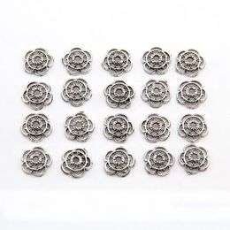 Mixed batch of silver hand-made loose bead spacer beads holder accessories DADWZ049 Spacers