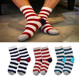 Men's Socks Cartoon Animal Stripe Print Men Male Colourful Casual Long Medium Length Crew Business Sock Warm