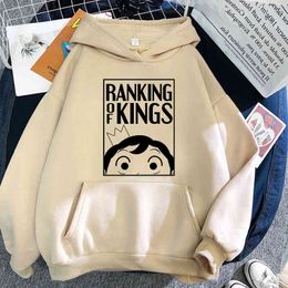 Harajuku Osama Ranking Hoodie Japanese Anime Men/women Long Sleeved Ranking of Kings Sweatshirt Cartoon Hip Hop Vintage Clothes