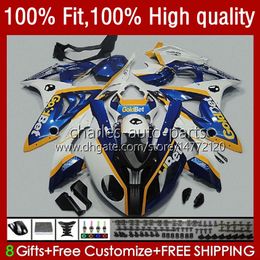 Injection Mold Kit For BMW Yellow blue Bodywork S-1000RR S 1000RR 1000 RR S1000-RR 2015-2018 20No.123 S1000 RR 2015 2016 2017 2018 Body S1000RR 15 16 17 18 OEM Fairings