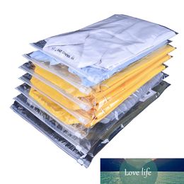 50Pcs/Lot Plastic Bag with Vent Hole Self Grip Seal Reclosable Resealable Clothes Underwear Socks Cosmetics Pouches