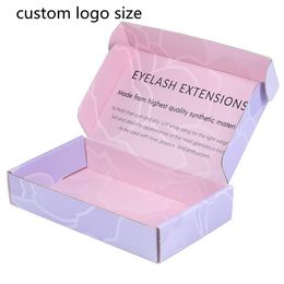 custom kraft mailer boxes Australia - Gift Wrap 500pc Custom Paper Corrugated Kraft Mailer Box Cardboard Boxes Logo Printing