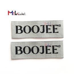 Customised sewing notions garment labels clothing label woven cotton tags