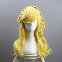 Amine LoveLive!Sunshine!! Aqours Ohara Mari Mary O'Hara Cosplay Wig Heat Resistant Synthetic Wig+ Hair Cap