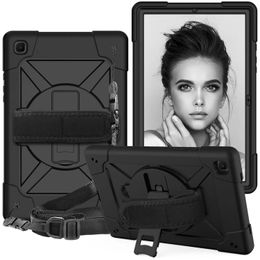 3-Layers Shockproof Tablet Case for Samsung Galaxy Tab T500/T307/T290/T510/P610, [C Serise] Heavy Duty Protective Cover with Shoulder/Handle Strap, 10PCS Mixed Sales