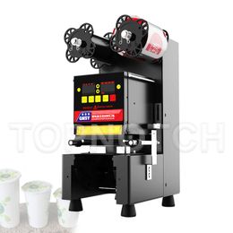 Coffee Sealing Machine Kitchen Portable Automatic Seal Cup For Boba And Bubble Tea Sealer