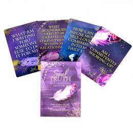 Soul Truth Self Awareness Card Tarot Cards And PDF Guidance Divination Deck Entertainment Parties Board Game 56Pcs/Box
