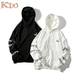 Men Hoodies Sweatshirts For Men Hip Hop Hoodie Street Hoodi Long Sleeve Oversized Black White Cuple Casual Loose Plus 4XL 5XL 201112