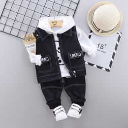 Babe reborn silicon toddler baby boy girl clothes suit anime character cowboy vest 3 pieces long sleeve suit suitable for spring 210309