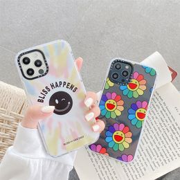 Smiley Sun Flower Soft Silicon Phone Case für Apple iPhone 12 Mini 7 8 x xs xr max 11 pro plus Mode
