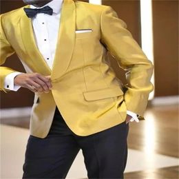 Men's Suits & Blazers 2021 Latest High Quality Jacket Pants Design Lake Blue Velvet Shawl Lapel Formal Custom Slim Groom Suit Wedding 2-Piec