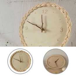 Wall Clocks Widely Applied Great Braid Frame Hanging Clock Decor Twig Shape Indicator For Reading Room