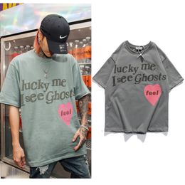 Men Printed Loose T-Shirt Tour Commemorative Harajuku Crew Neck Short Sleeve