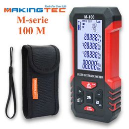 MAKINGTEC Laser Metre Laser Rangefinder 40/60M Digital Tape Measuring Device Distance Metre Digital Laser Roulette Tape Measure 210719