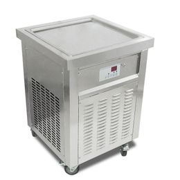 ETL CE ROHS Free shipment to door kitchen 52*52cm square pan ICE CREAM ROLL MACHINE