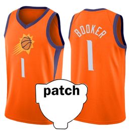 mens 1 Devin Jersey Booker Basketball Jerseys DeAndre 22 Ayton Chris 3 Paul Jerseys Retro Mesh Steve 13 Nash Charles 34 Barkley 2021 patch BLACK Purple Orange White