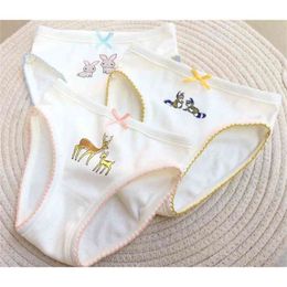 Baby Girls Soft Underwear Cotton Panties For Kids 3pcs cute colors Shorts Children's clothes Underpants 7081 05 210622