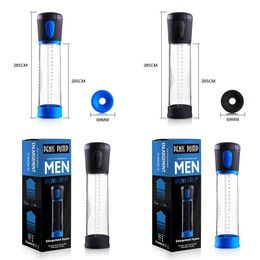 NXY Sex Masturbators Electric Penis Pump Vacuum Enlargement Toys for Men e Extender Dick Adults 18 Male Masturbator 220127