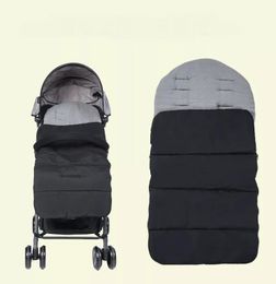 Stroller Parts & Accessories Baby Warm Foot Cover Universal Carriage Sleeping Bag Infant Mattress Polar Fleece Autumn Winter Children's Wrap